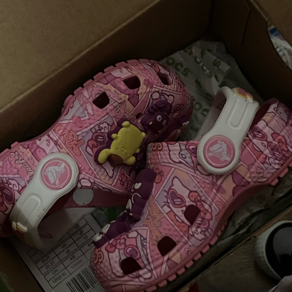 Crocs Kids' Pink Clog Shoes